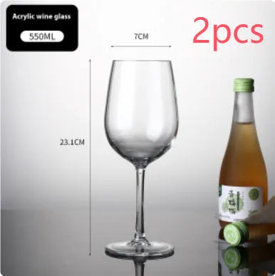PC acrylic wine bottle with modern design for party catering and milk tea serving.