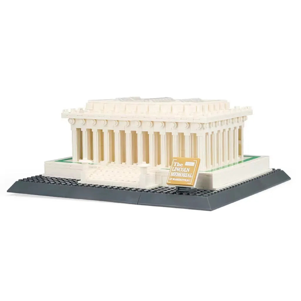 Wange small particle building blocks set with over 800 pieces for world landmark model construction