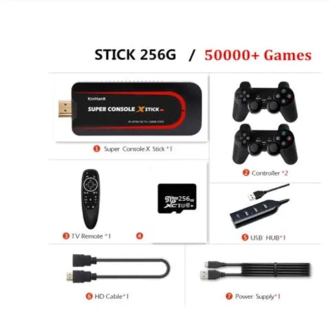HDMI retro game console with softcover housing and dual-system gaming capability