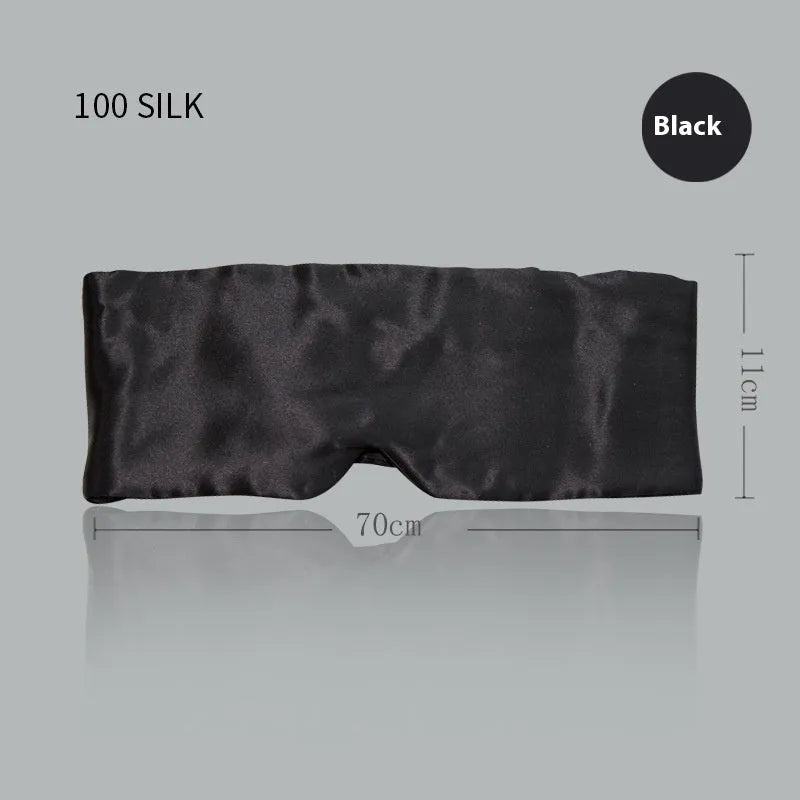 Mulberry silk sleep eye mask in multiple colours for light blocking