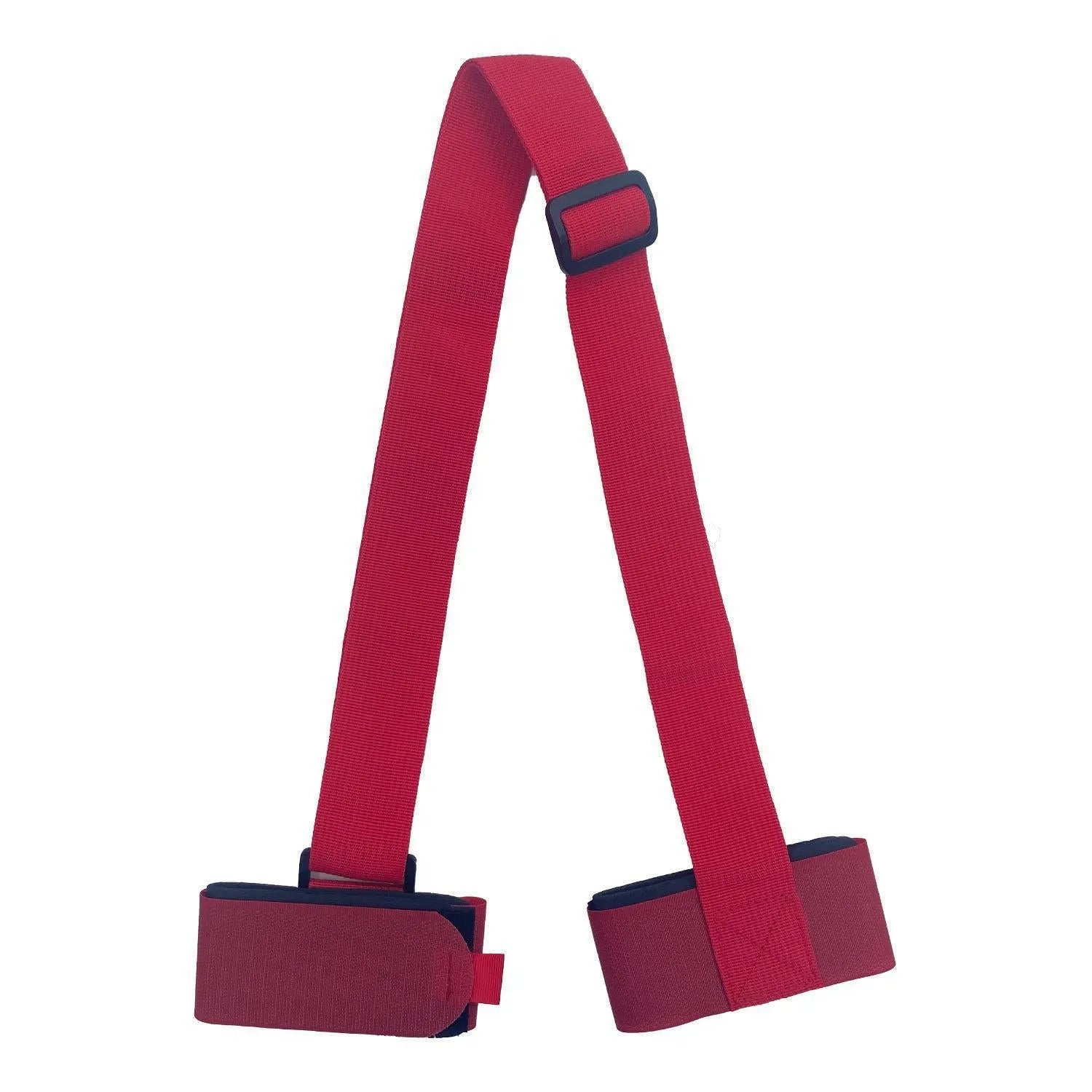 Adjustable skiing bandage strap with hook and loop fastening in multiple colours