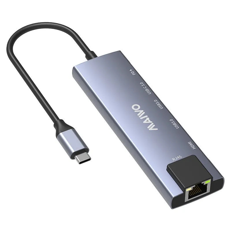 Aluminium Steam Deck docking station with six ports including HDMI, Ethernet and USB 3.0