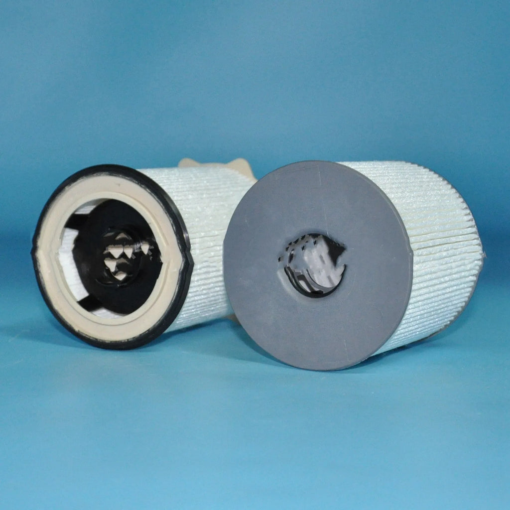 RAM 1500-5500 fuel filter kit with white housing showing filter element and sealing ring