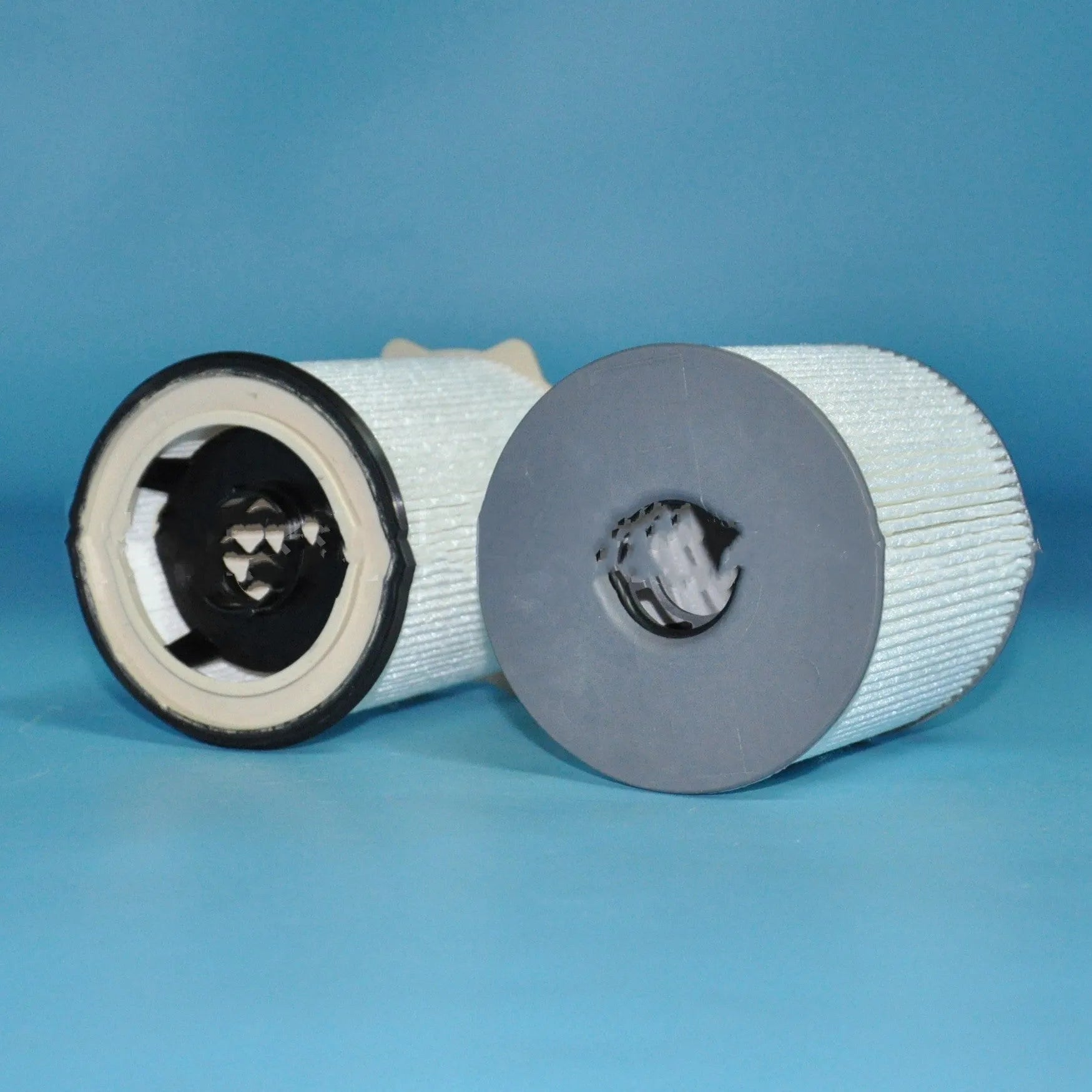 RAM 1500-5500 fuel filter kit with white housing showing filter element and sealing ring