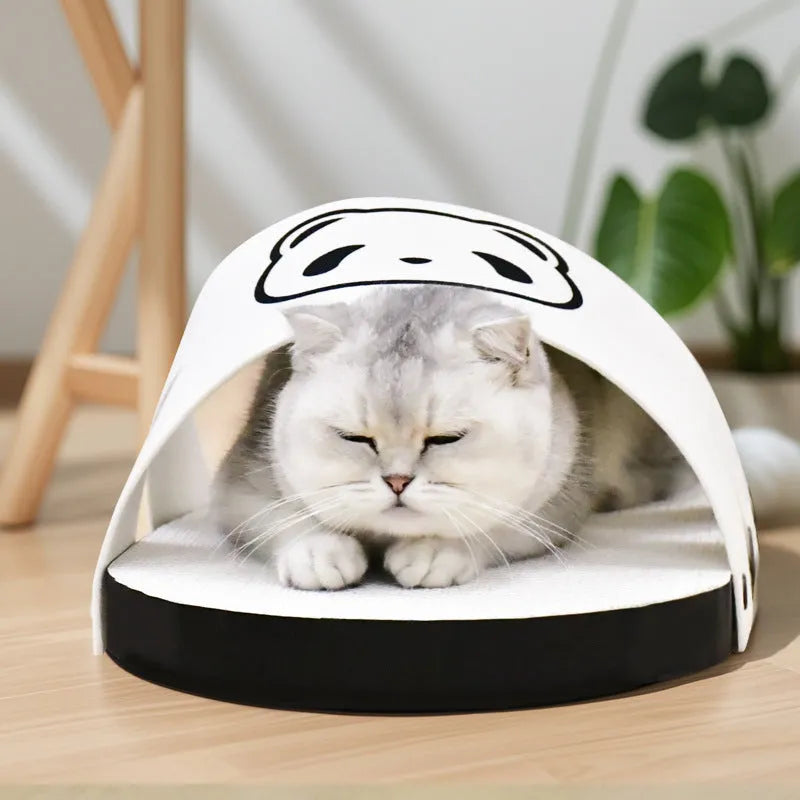White slipper style corrugated paper cat scratch board pet toy