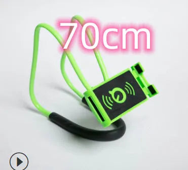 Universal smartphone holder in multiple colours showing 360-degree rotation feature.