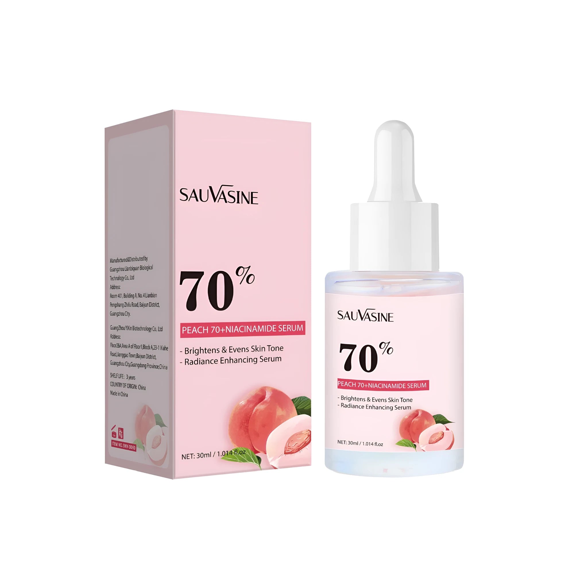 30ml bottle of Nicotinamide Hydrating and Moisturising Facial Care Solution