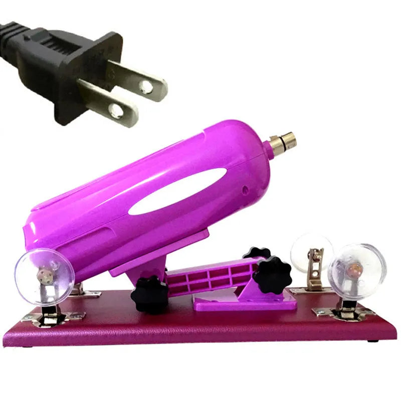 Bobb Women's Automatic Telescopic Thrusting Sex Tool in purple, black, or pink