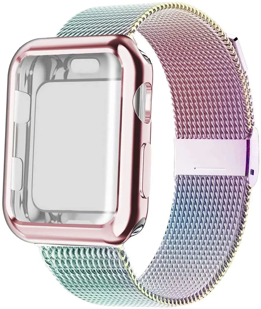 Magnetic Milanese loop metal TPU band for Apple Watch in multiple colours and sizes.