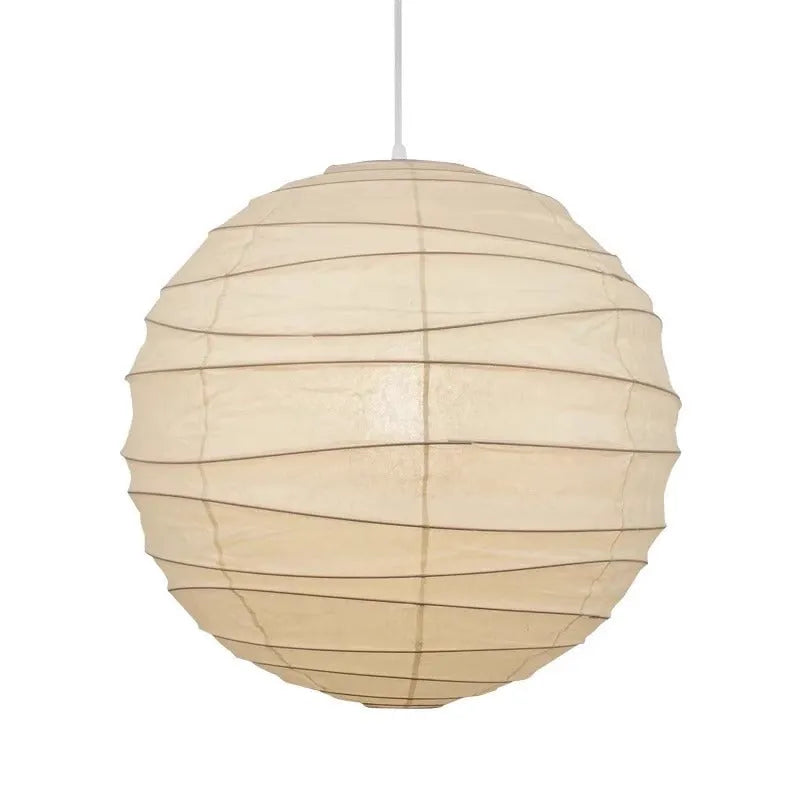 Japanese style rice paper pendant chandelier light fitting for ceiling.