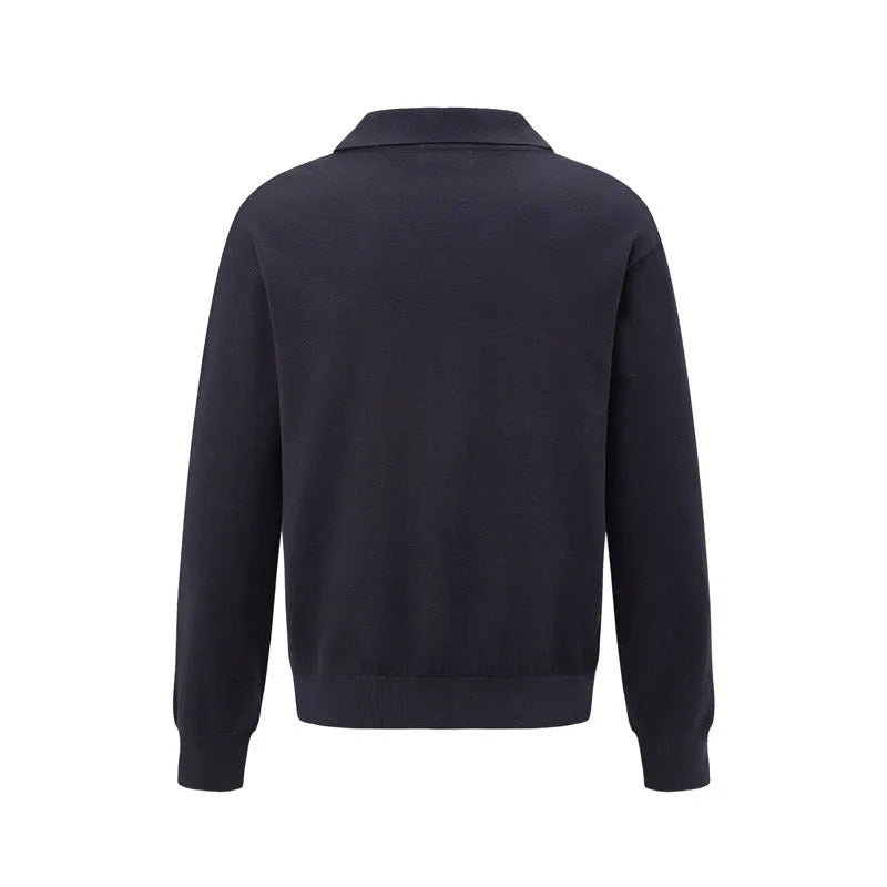 Loose acrylic fibre pullover sweater in black, dark grey or creamy white colours