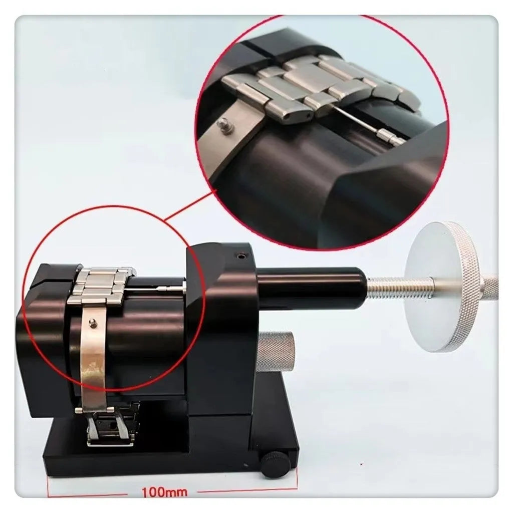 Alloy steel watch strap removal machine tool set for professional watch repair