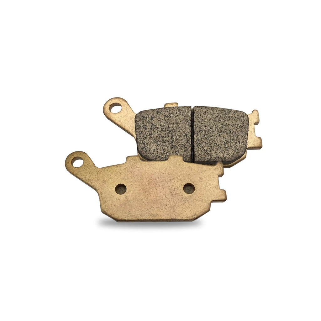 A single set of rear brake pads for Honda CBR954RR motorcycle.
