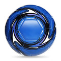 PVC machine-sewn training football in multiple sizes and colour designs including Red Dragon Roll and Tornado patterns