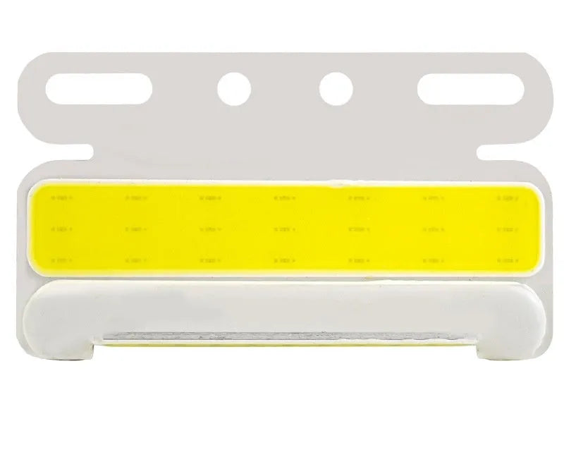 Waterproof aluminium alloy truck side light with super bright COB LED, for 12V or 24V vehicles.