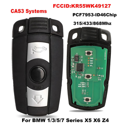 BMW semi-intelligent car remote key fob replacement unit, model HU92.