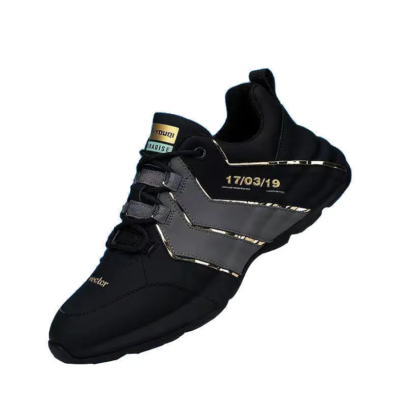 Teenagers casual sneakers with thick plastic sole and mesh lining in various colours.