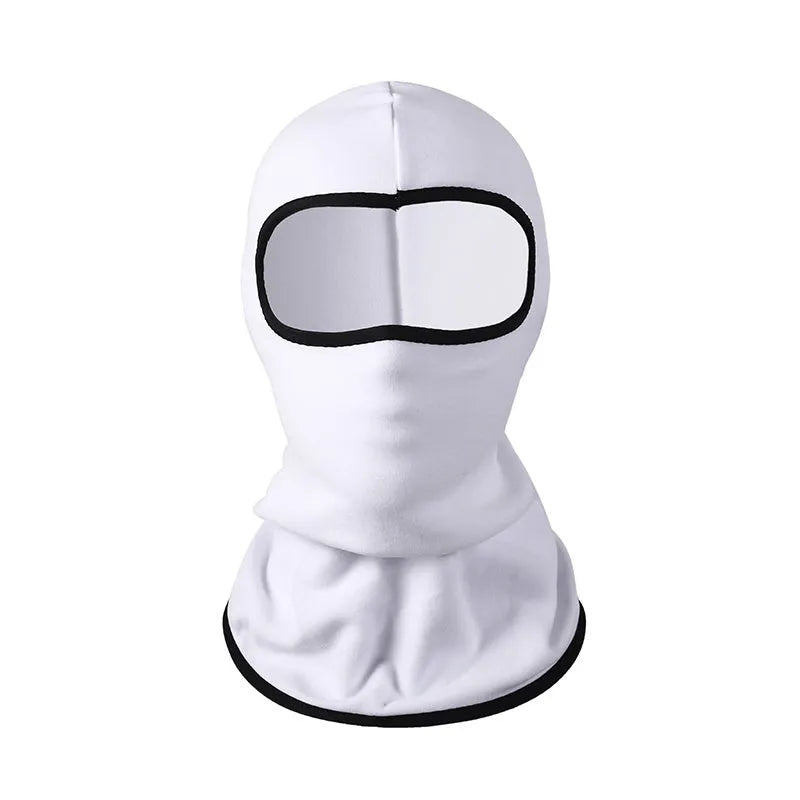 Cotton motorcycle riding head cover with dome cap design and included gloves for autumn winter travel protection