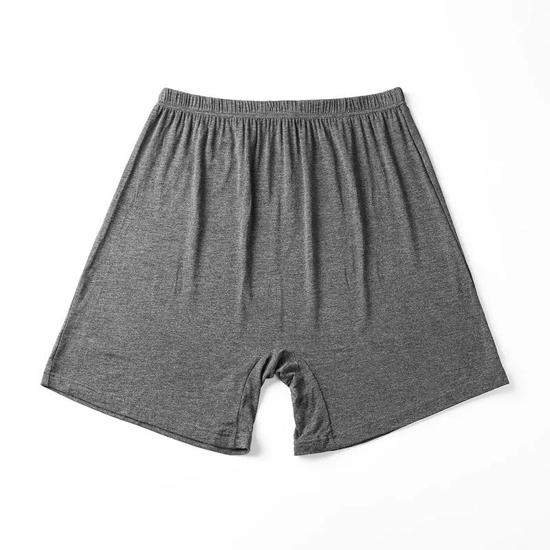 Men's solid colour boxer shorts in modal fabric with high waist design