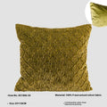 Brown gold antique style three-dimensional quilted cushion pillow with Chinese design