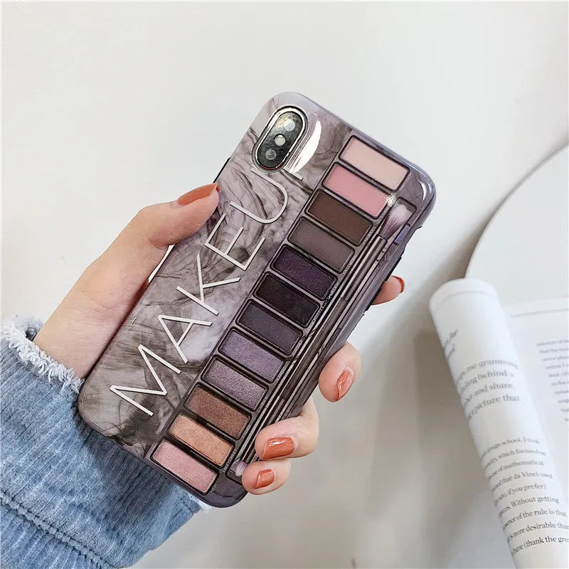 Floral pattern silicone phone case for iPhone in Flesh and Grey colours.