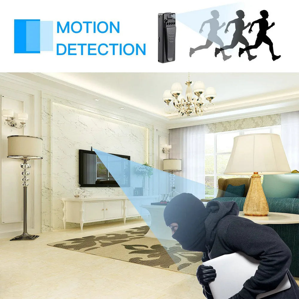 Black 1080p HD DV home camera with 90‑degree rotation on a flat surface.