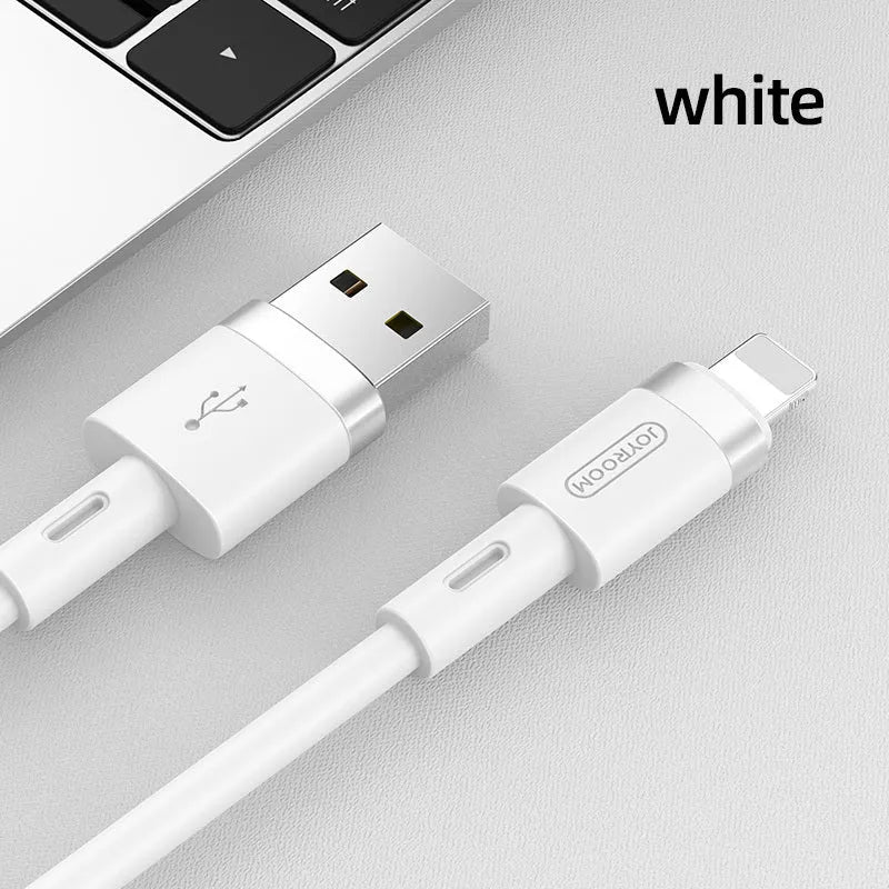 1.2 metre Type-C USB cable in five colour options showing straight connector design