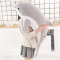 Crystal super soft dolphin plush toy in blue with PP cotton filling