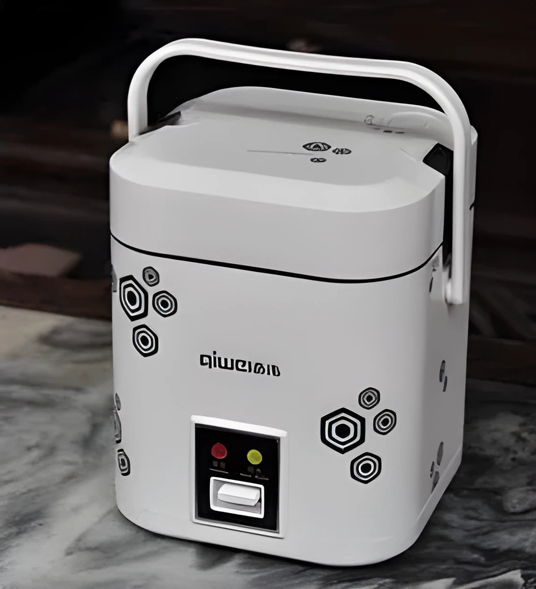 Kiwi MF-12A mini cooker electric box with 1.2 litre single pot compact student design