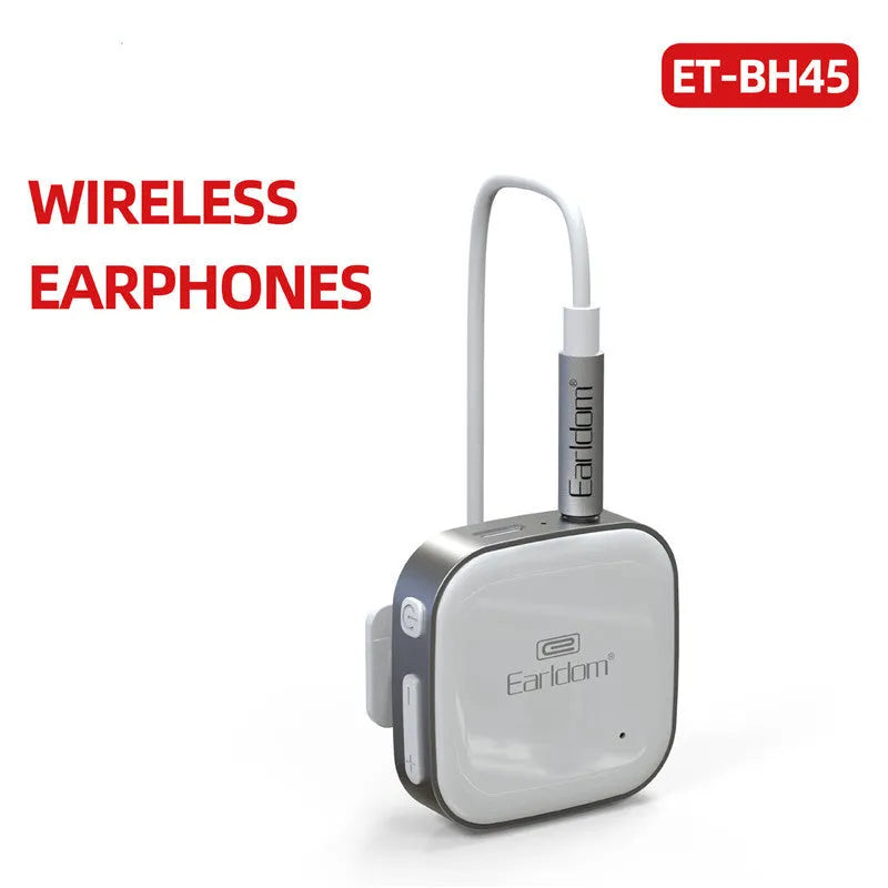 Bluetooth audio receiver for headphones with lavalier style in black, grey, red or second-generation options