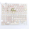 MOG PBT mechanical keyboard key caps with bread bear steamed bread designs, full 143+3 key set