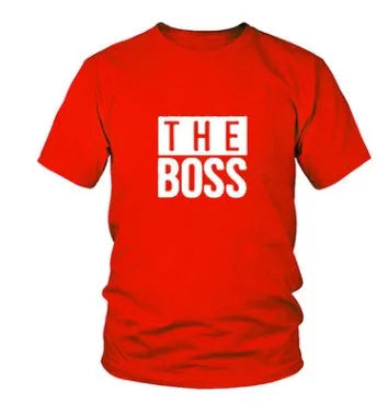 Men's round neck T-shirt with printed design, short sleeves and loose fit