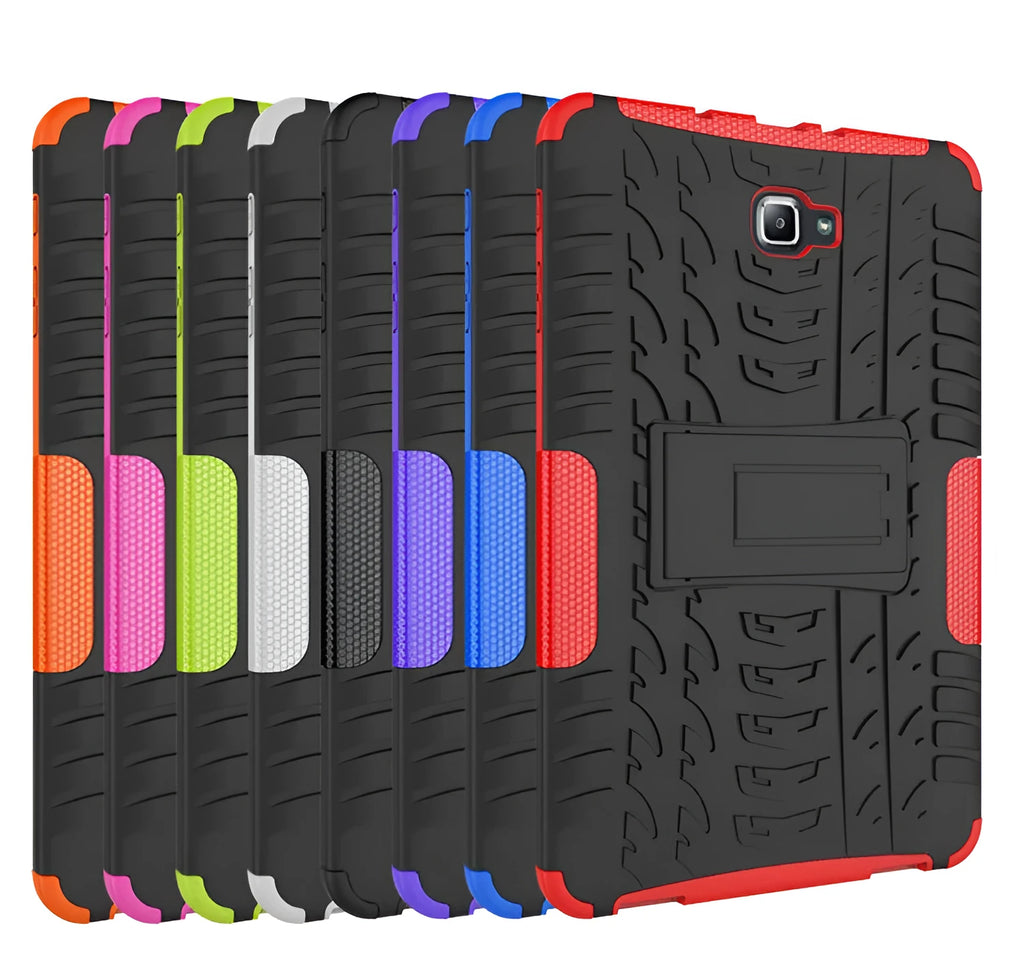 Samsung Galaxy Tab A 10.1 2016 case TPU PC with anti-drop corners and stand