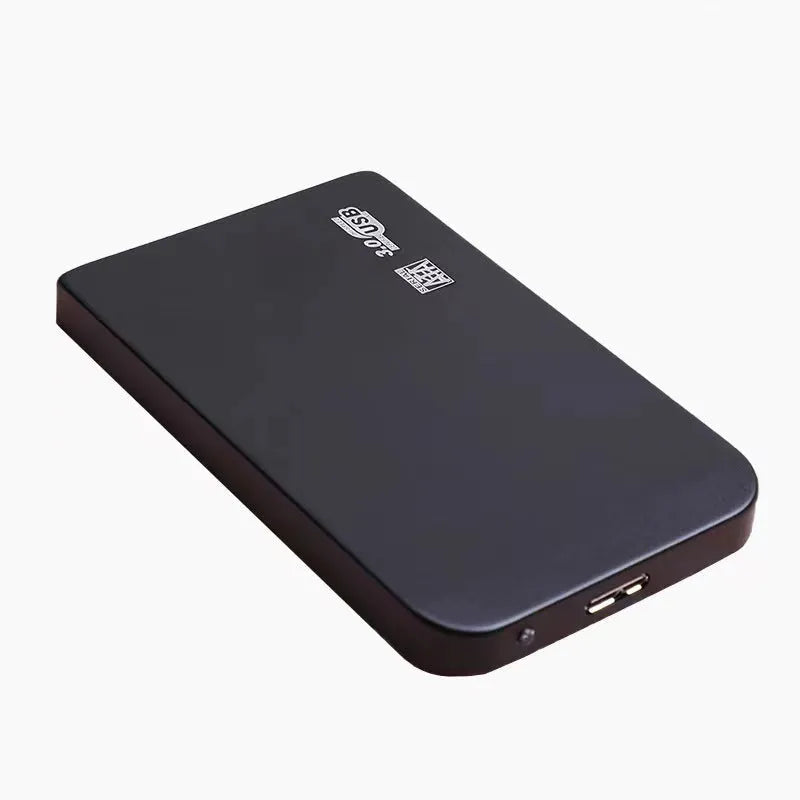 USB 3.0 solid state mobile hard disk with metal shell in black, blue, red, and silver colours