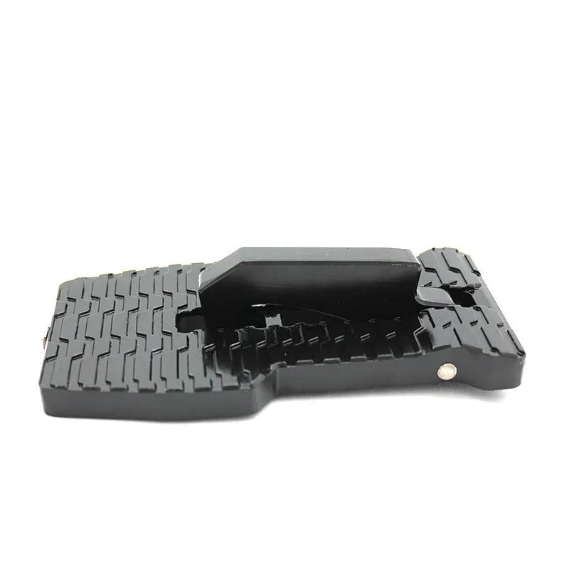 Foldable aluminium car side door auxiliary ladder pedal for roof rack access