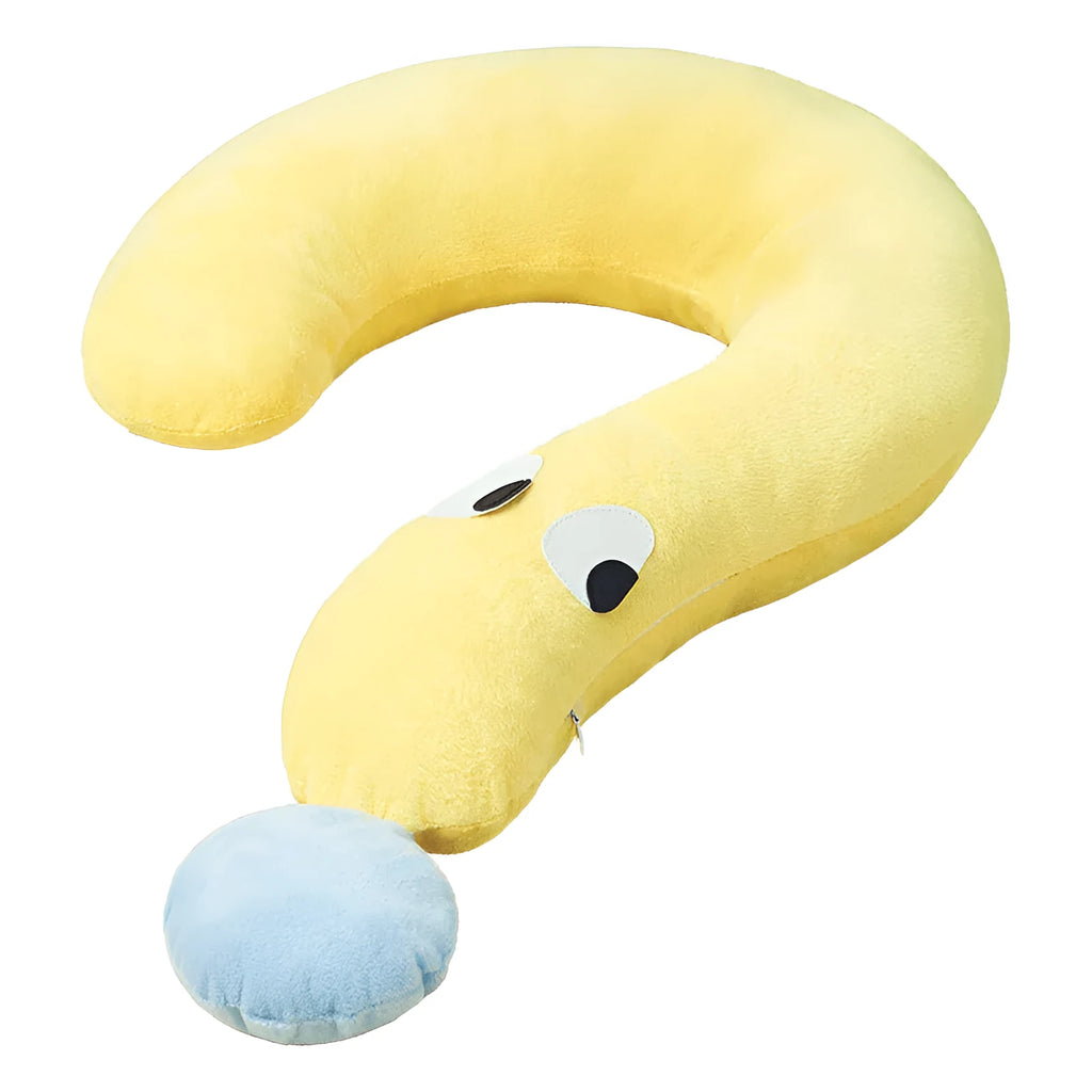 Blue and yellow pet sleeping pillow measuring 62cm by 39cm for cats and dogs