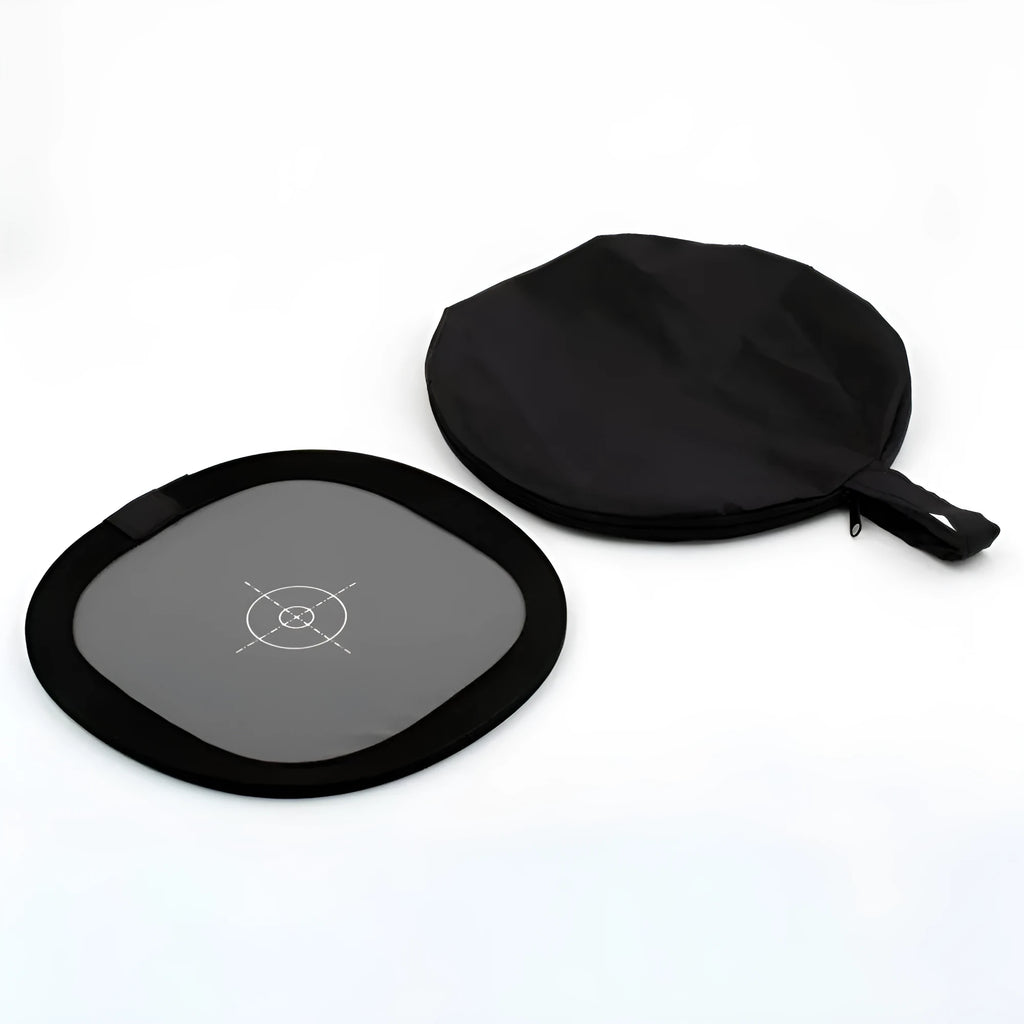 8% Photography Gray Plate Focusing Plate 30x30cm with PU leather surface and black frame