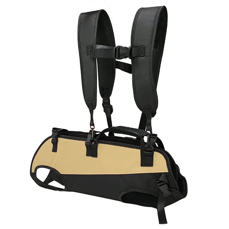 Multifunctional airborne outdoor walking stretcher pet backpack in Oxford cloth with 50L capacity