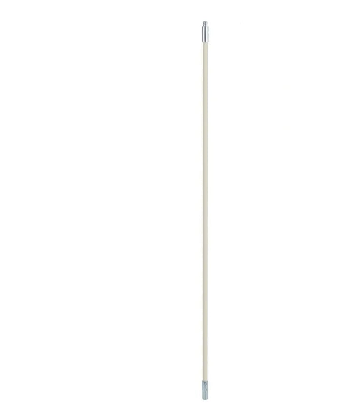 Flexible chimney cleaning brush with nylon bristles for dryer vent and range hood ducts