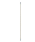 Flexible chimney cleaning brush with nylon bristles for dryer vent and range hood ducts
