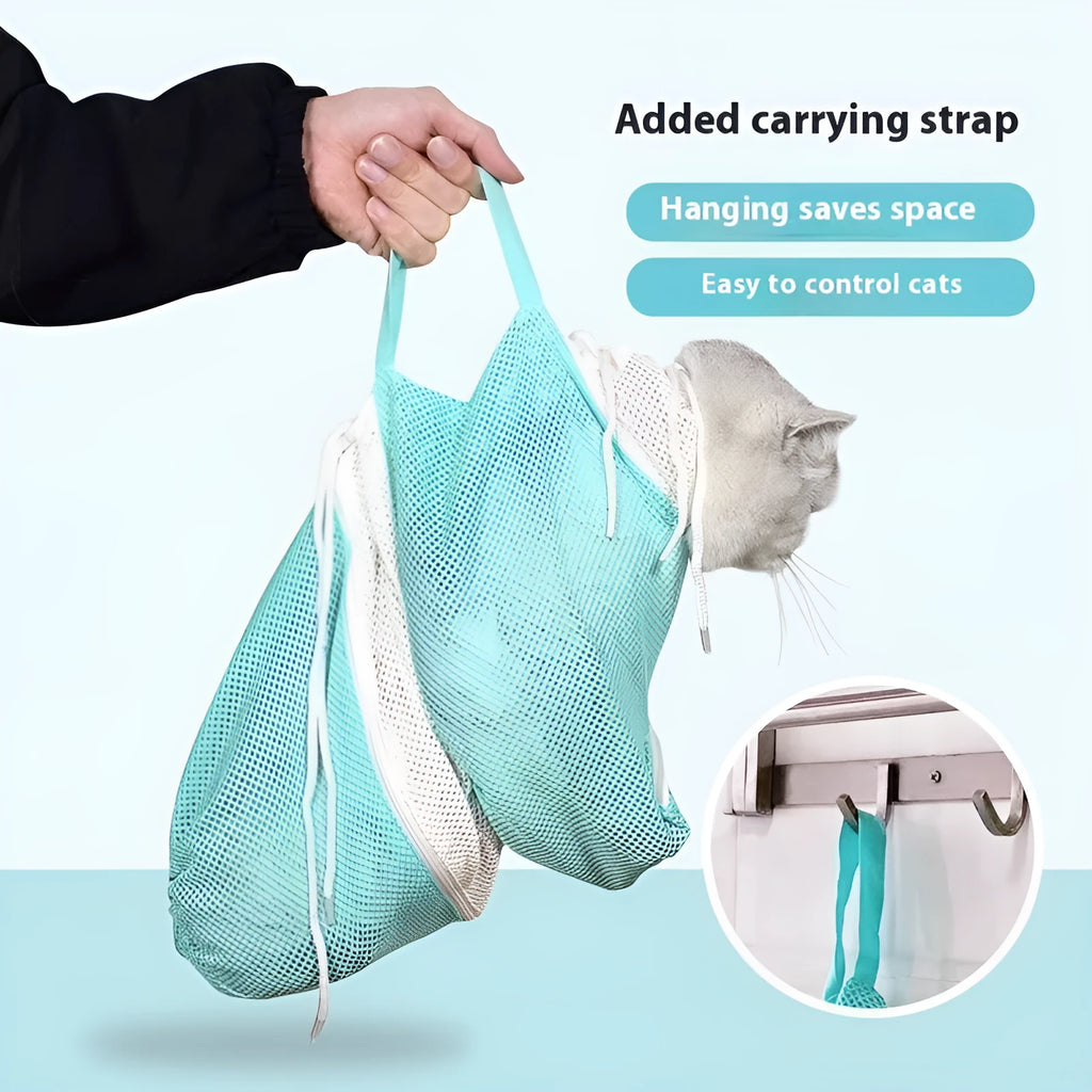 5th generation cat grooming bag in detachable design with scratch-resistant material for pet grooming