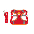 Adjustable dog haulage rope harness in six colours with anti-breaking safety feature