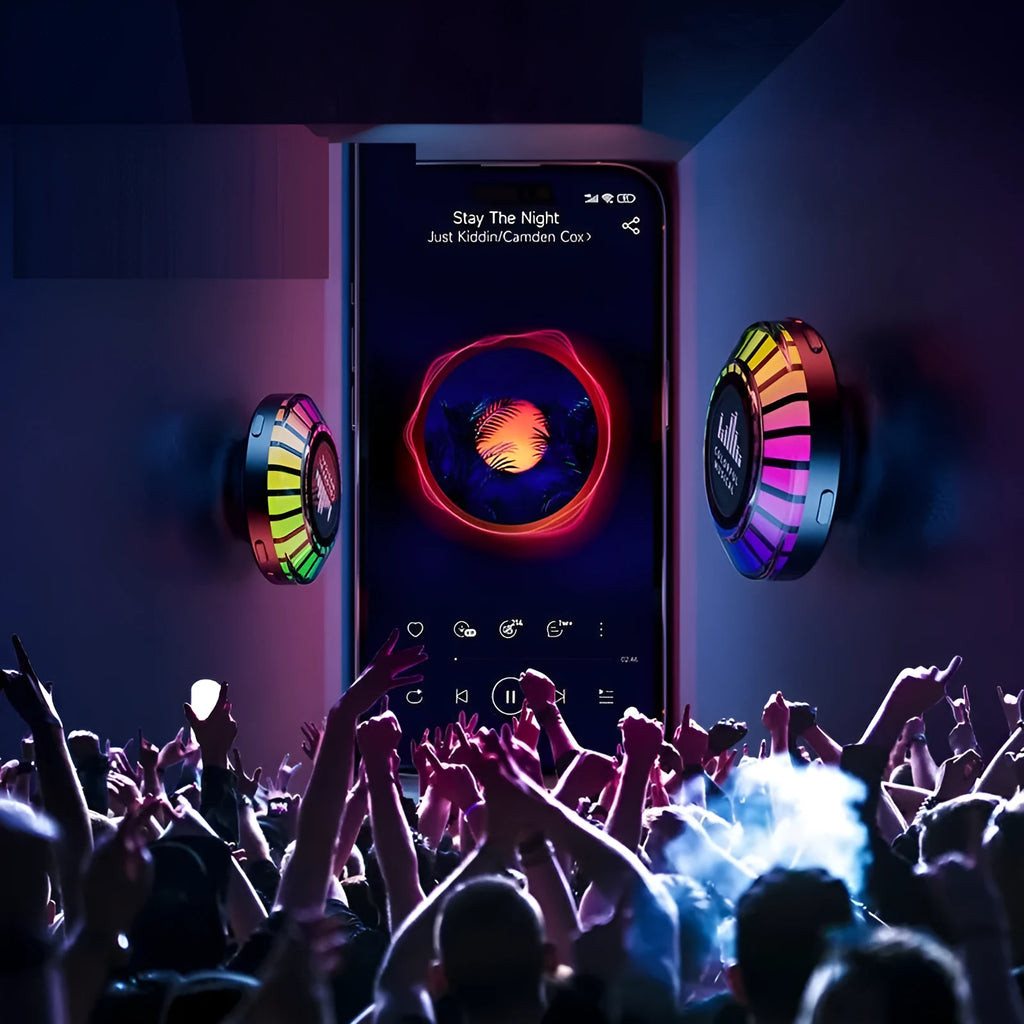 Voice control polar light Bluetooth atmosphere lamp with LED modelling light and compact 3.1cm dimensions