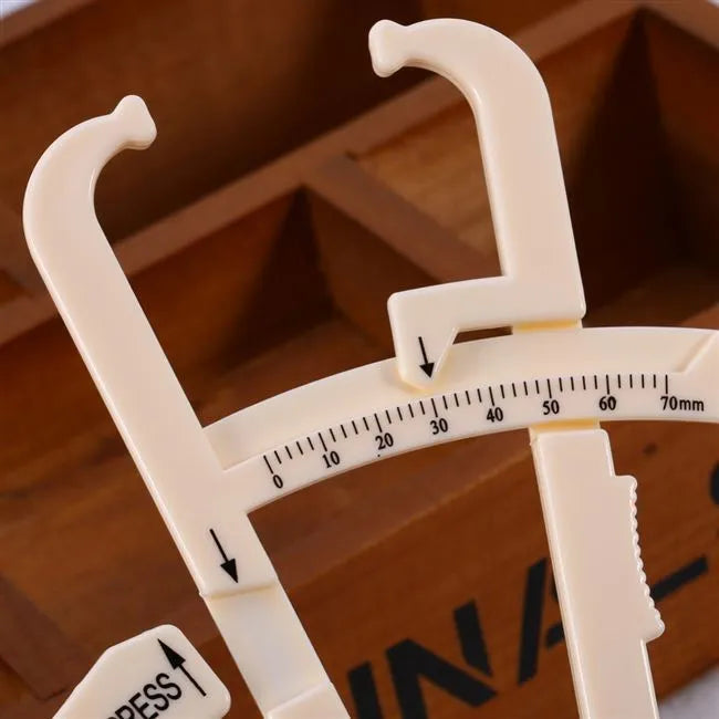 Acrylic fat caliper for body fat measurement with 0.001mm accuracy and 200mm range