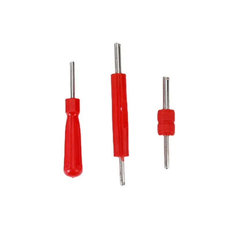Aluminium alloy single-head valve wrench shown in one of three available colour styles