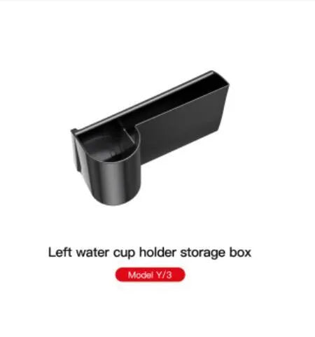 Tesla Model 3 and Y dashboard cup holder with handle, plastic construction