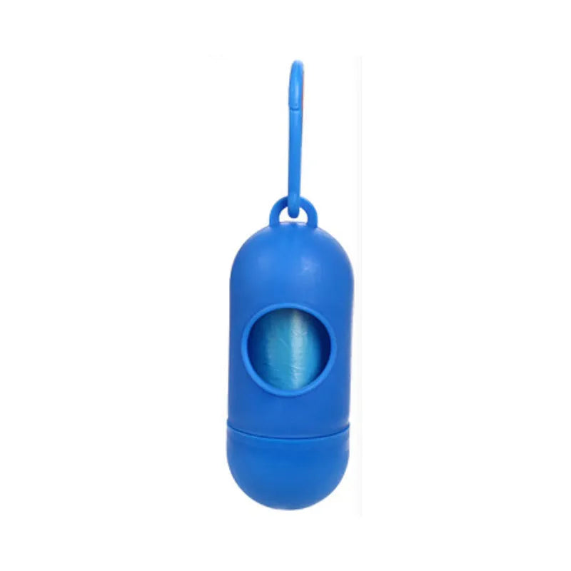 Coloured dog poop bags for waste cleanup showing 22.5 x 30 cm dimensions