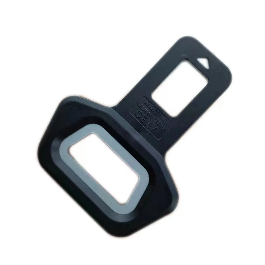 Aluminium alloy key chain bottle opener with lock tongue buckle in frosted carbon fibre finish.