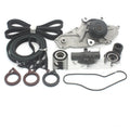 Metal belt and water pump assembly components kit measuring 28x18x16cm