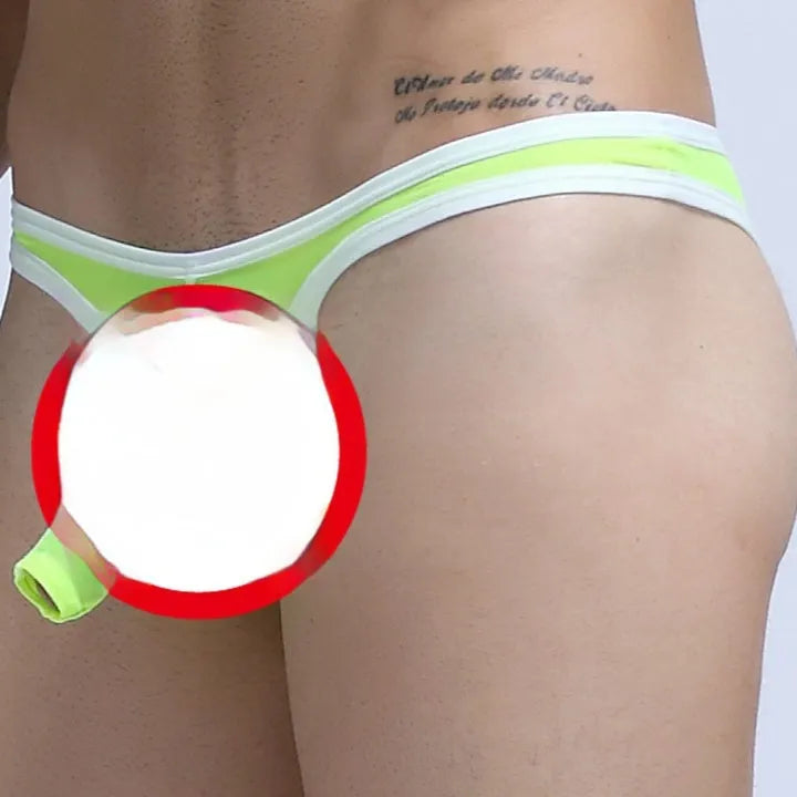 Men's Ice Silk underwear briefs with small nose elephant design in multiple colour options